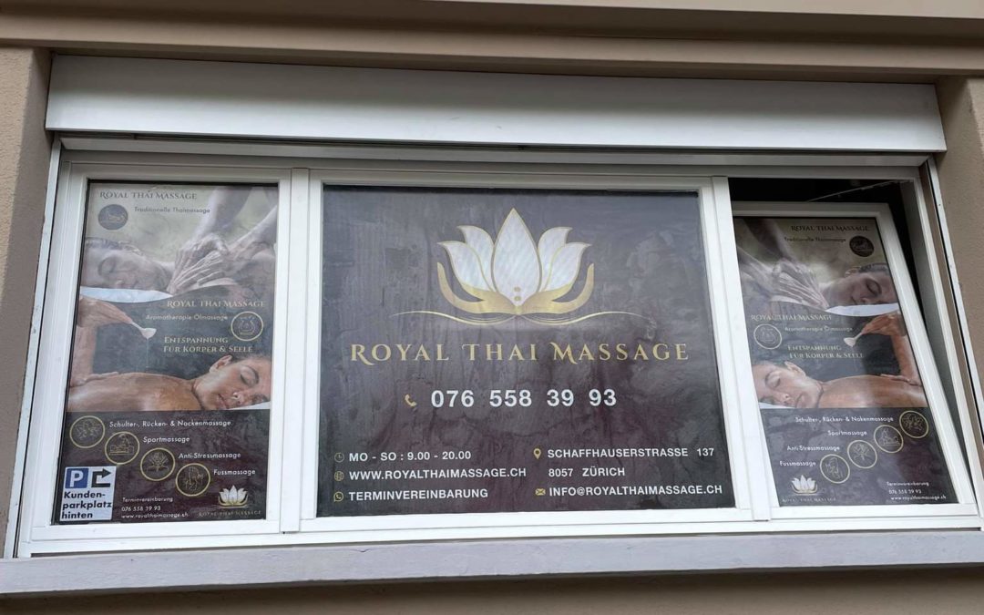 Royal Thai Massage Zürich Neues Studio